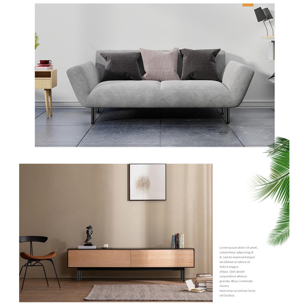 4-piece/set Metal Adjustable Furniture Legs Adjustable Height Replacement Legs for Table/Bed/Furniture/Cabinet/Couch