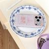 Cute Kawaii Pink Plaid Teddy Bear Phone Case For iPhone 16 15 14 13 Glitter Chandelier Print Protective Cover for Girls