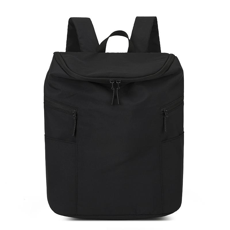 

Solid Color Backpack Large Capacity Lightweight Computer Backpack чорний