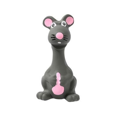 Pet Voice Toy Latex Gray Mouse Grinding Teeth Cleaning Dog Toy Latex Voice Toy