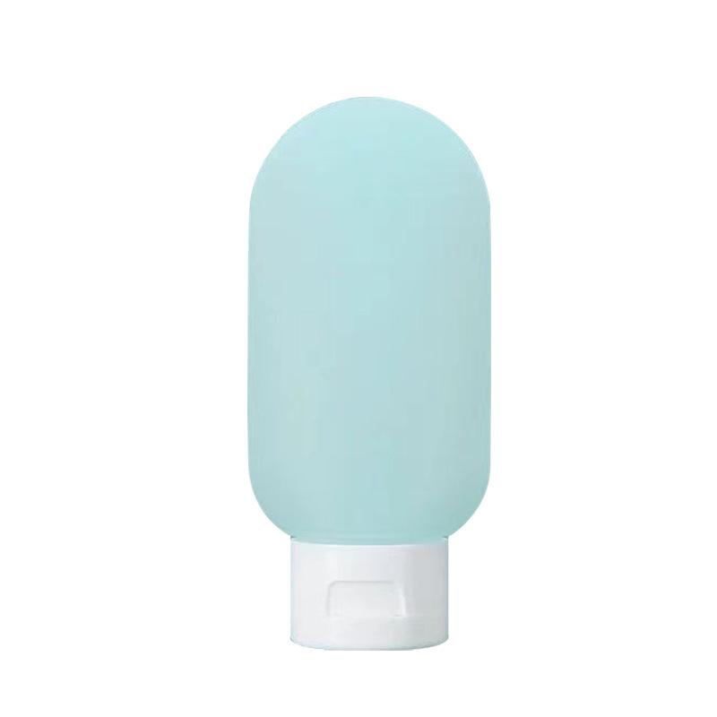 Flacone Squeeze a Conchiglia con Tubo da 60 ml Erogatore Shampoo Lavaggio Viso Cosmetici da Viaggio Bagnoschiuma Lozione