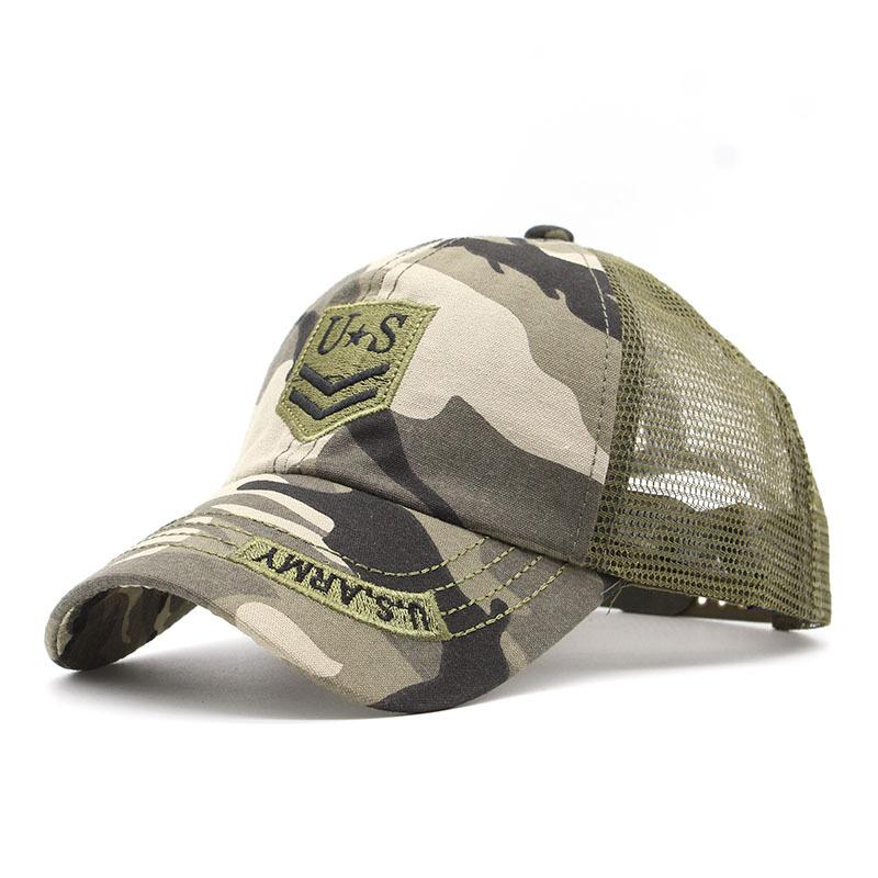 Outdoor Recreational Cap Cotton Breathable Fishing Cap Men S And Women S Baseball Cap Mountaineering Summer Camouflage Mesh Cap Adjustable