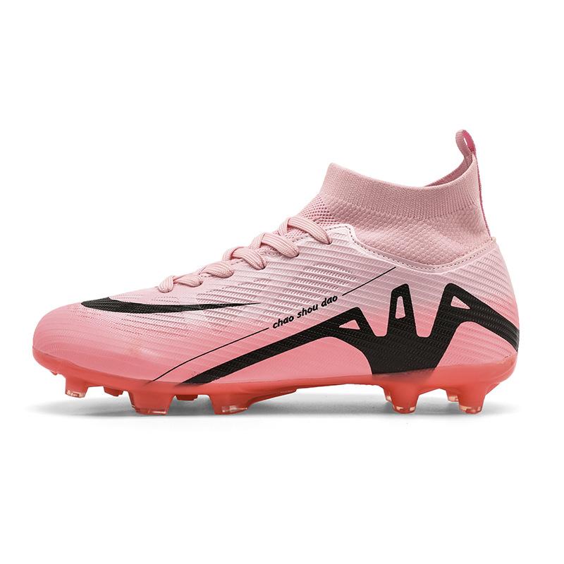 New football shoes Competition grade football shoes Men's high-top spikes Student training shoes Football game sports shoes