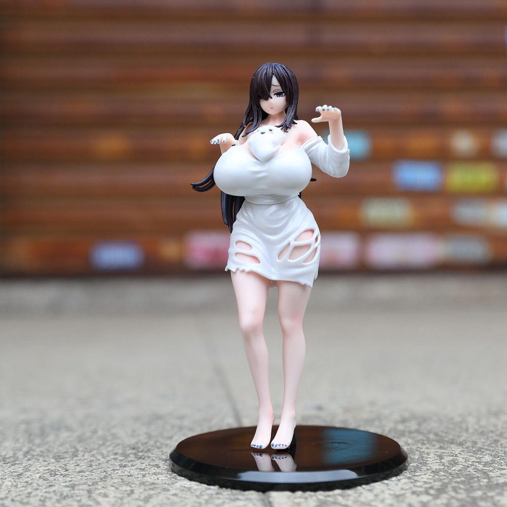 19.5cm Anime Ghost Atlas Miss Ghost D Cup 19.5cm PVC Action Figure Sexy Girl Peripherals Adult Collectible Doll Ornament Model Gift