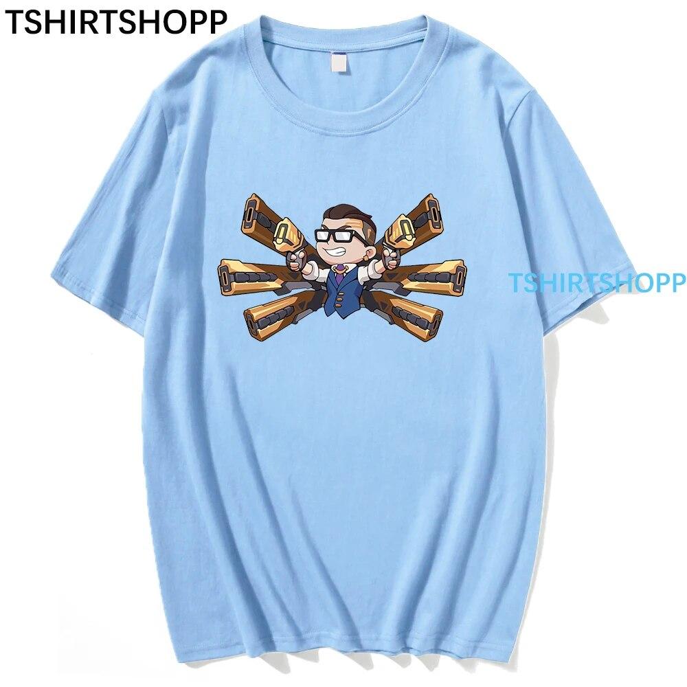 Tričko Anime Valorant Komorní Unisex Letní topy Sage Ženy Jarní Podzim Tričko Hip Hop Trička Harajuku Tričko Bavlněné oblečení