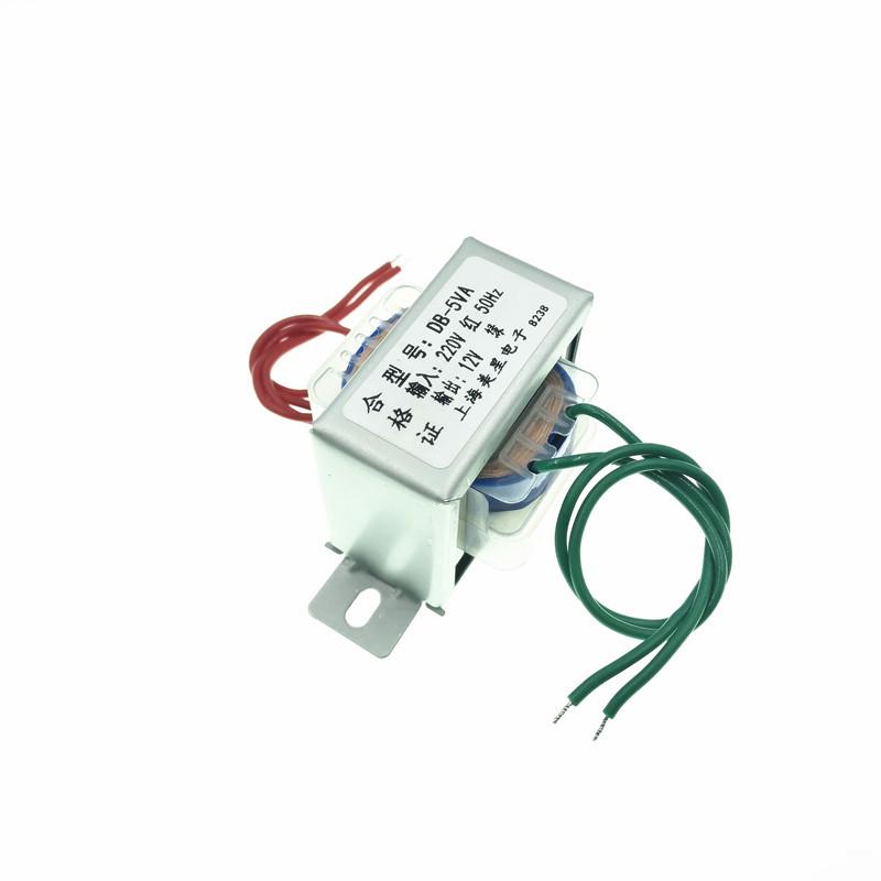 DB-5VA 5W Multi-Voltage Power Transformer: 220/380V to 3-36V AC (EI41)