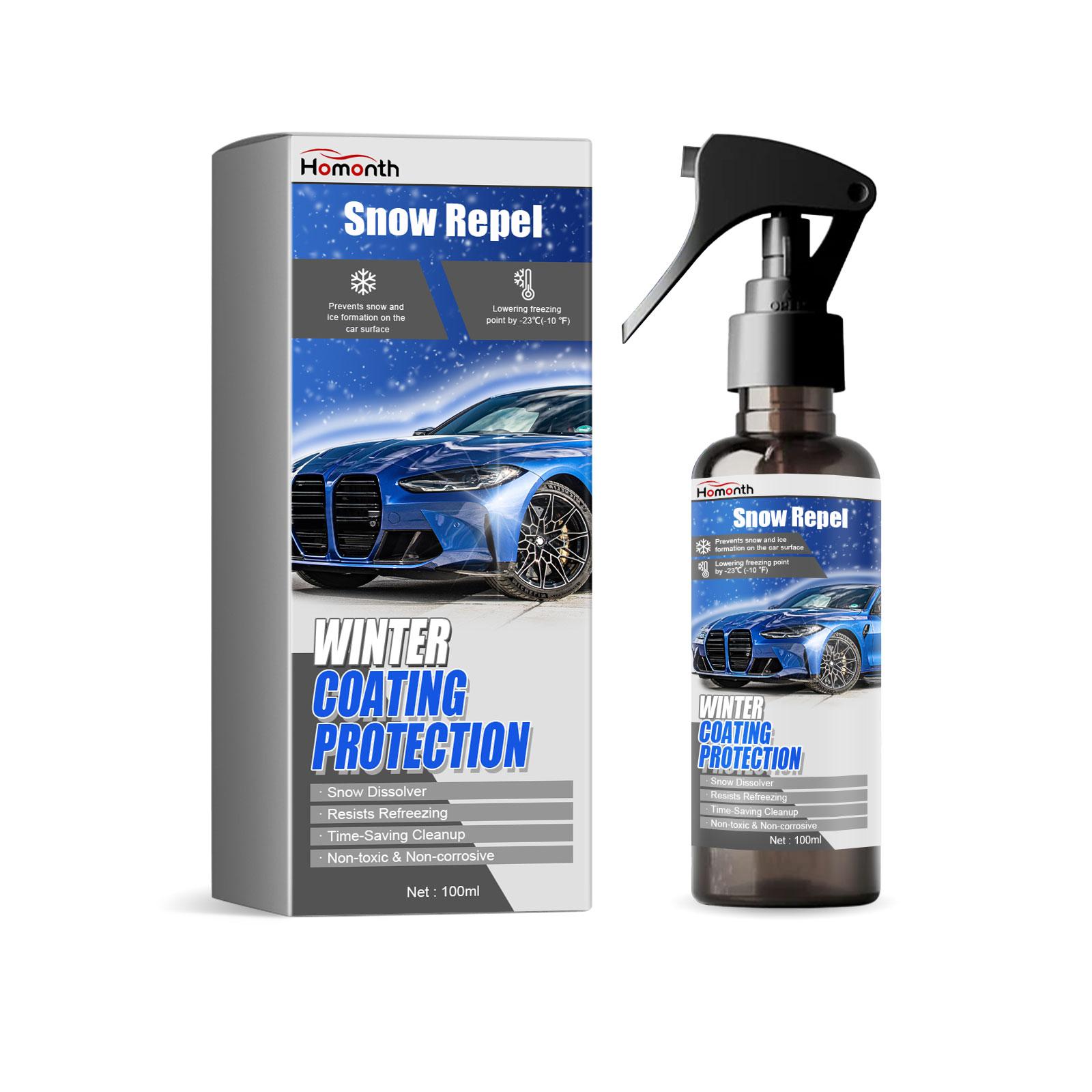 

Winter coating de-icing spray for snow melting, quick snow melting and defrosting agent for car windshields, 100ml