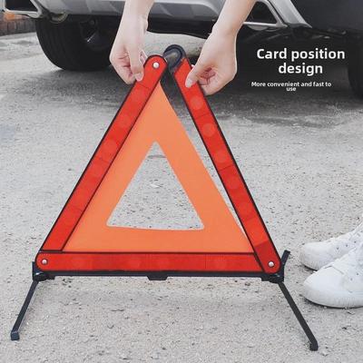Collapsible Car Warning Sign with Cloth Tripod