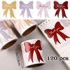 1roll Bow Sealing Paste Cute Stickers Girl's Cute Gift Box Packaging Decorative Material Stickers Roll Stickers