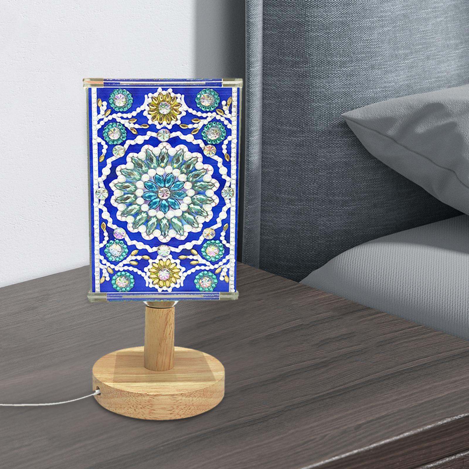 

DIY Алмазная картина Лампа Прикроватный ночник Сделайте свои собственные украшения Искусство