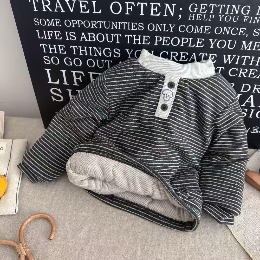 Dreilagiges gepolstertes warmes Oberteil für Kinder (Jungen & Mädchen), vielseitige Winter-Schuluniform