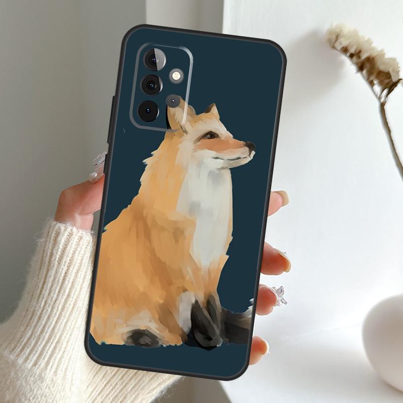 Anime Funny Fox Case For Samsung Galaxy A52 A32 A12 A16 A26 A36 A56 A15 A35 A55 A34 A54 A13 A33 A53 A17 A06