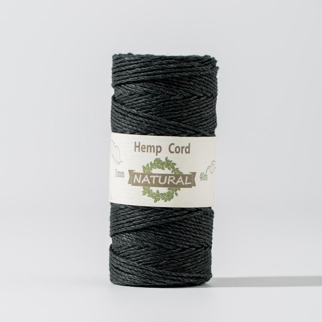 Sfoară de cânepă colorată de 1 mm, Sfoară decorativă pentru cadouri artizanale, Sfoară împletită pentru brățară colier, Accesorii pentru bijuterii 40 de metri rola