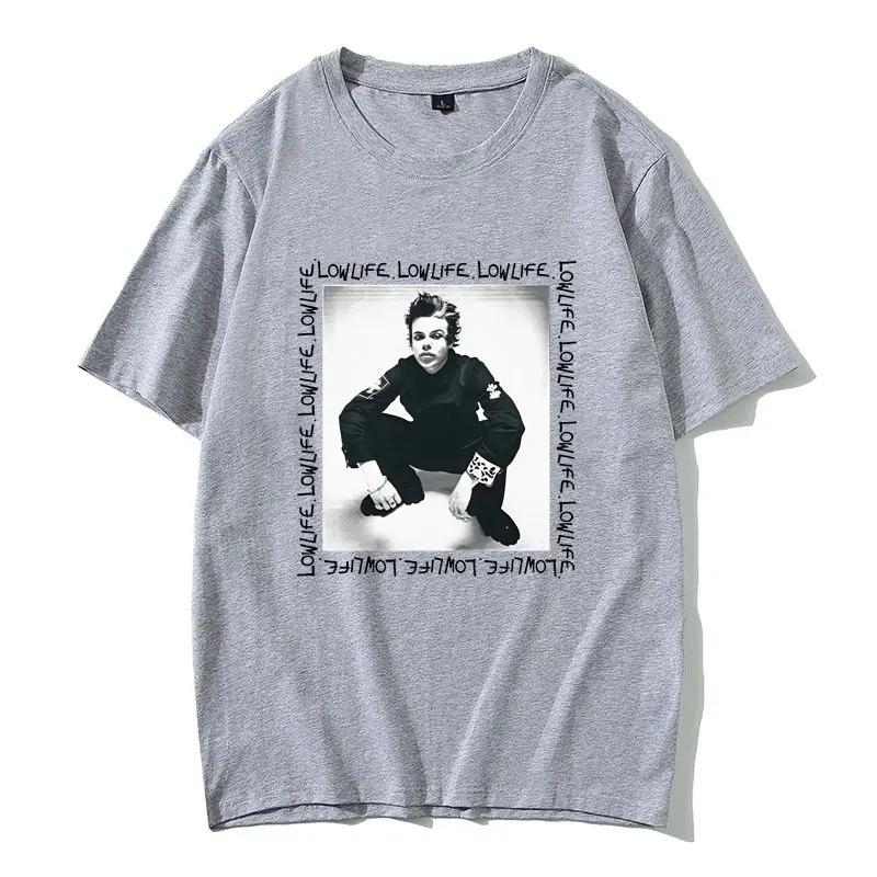 2026 Summer Rock Singer Yungblud Lowlife Album Printed TShirt Unisex Crew Neck Cotton Vintage Rock Short Sleeve Fashion Tshirt