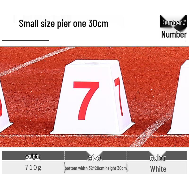 Triangular ABS Athletics Track Lane Marker