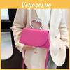 Chic French Style Pu Handbag For Women With Elegant Simple Design And Fresh Colors