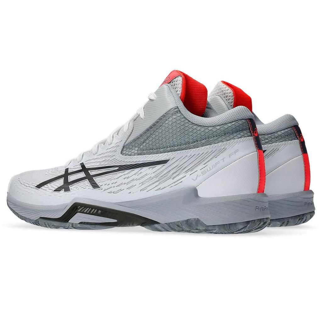 Asics V-Swift FF MT 4 Comfortable Versatile Mid-Top Training Shoes Unisex Training Shoes Metallic-Gray 1053A064-102