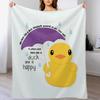 Enten-Kuscheldecke Warme Gemütliche Decke Geschenk für Eltern Freunde