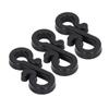150Pcs S Shaped Hooks Sturdy   Plastic Dual Ends Multipurpose Christmas Light Clips for Party Lights Decoration