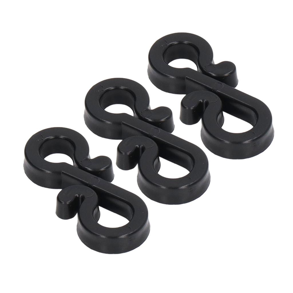 150Pcs S Shaped Hooks Sturdy Plastic Dual Ends Multipurpose Christmas Light Clips for Party Lights Decoration