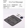 Electric EMS Foot Massager Pad Foot Massage Mat USB Charge LED Digital Display Acupoint Massager