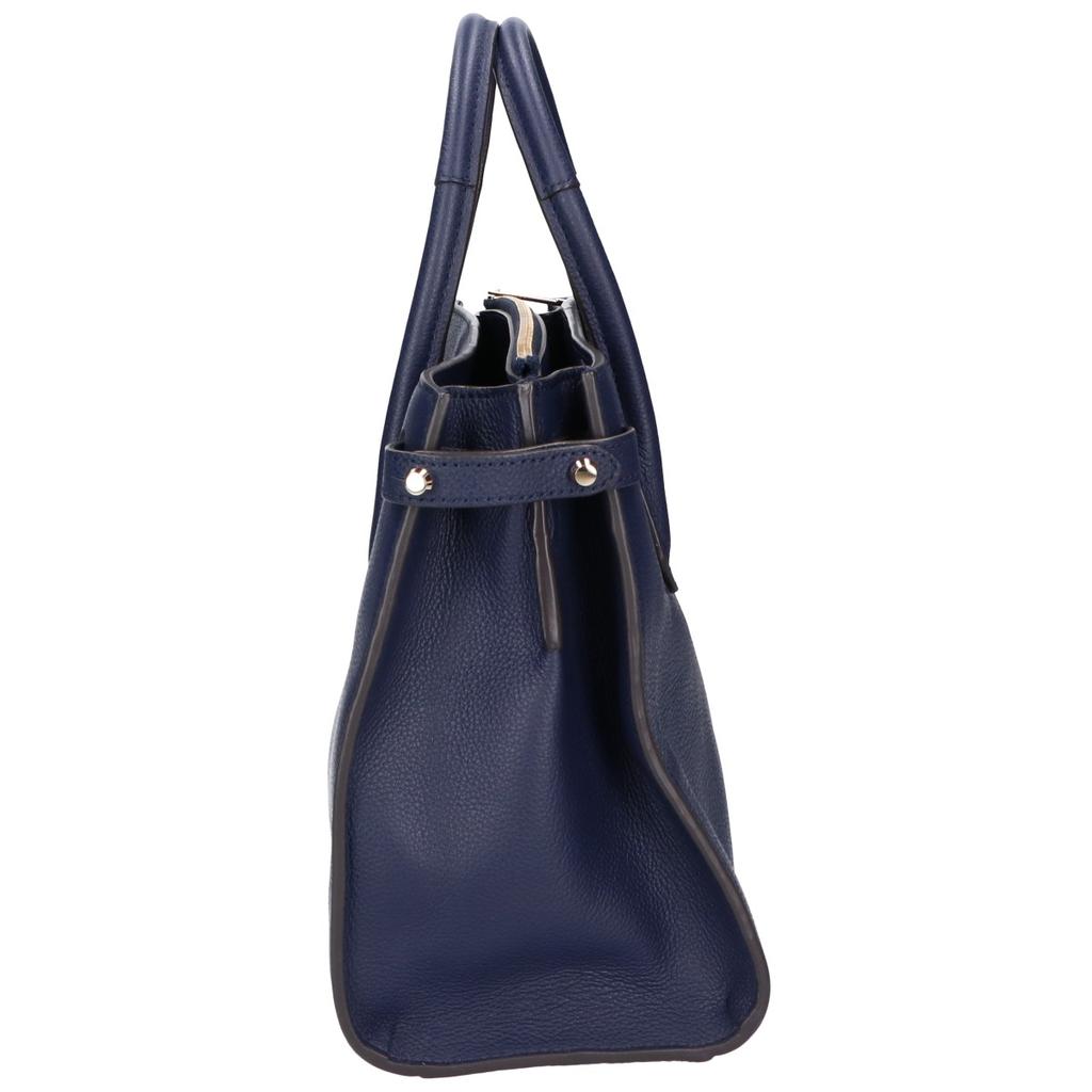 FURLA [Beautiful Condition] PIN S 2WAY Tote Bag NavyUsed