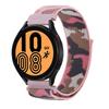 For Samsung Galaxy Watch3 45mm/Huawei Watch GT 3 Pro 46mm Watch Band 22mm Camouflage Nylon Adjustable Loop Wrist Strap