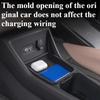 Double Storage Storage Box For BYD Seagull Central Control Storage Box Armrest  Silicone Interior Supplies Silent Car Accessorie