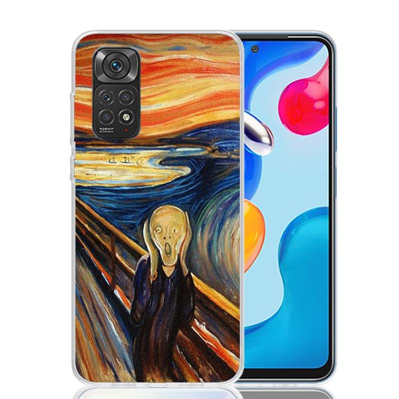 Van Gogh Oil Art Painting Case Phone Cover for Xiaomi Redmi Note 14 13 12S 12 11S 11 11T 11E 10S 10 Pro Plus 5G Trend Fundas Not