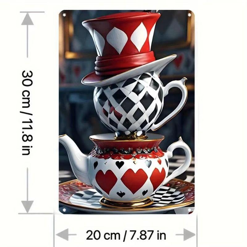 Decorative Metal Wall Sign 20x30cm for Home