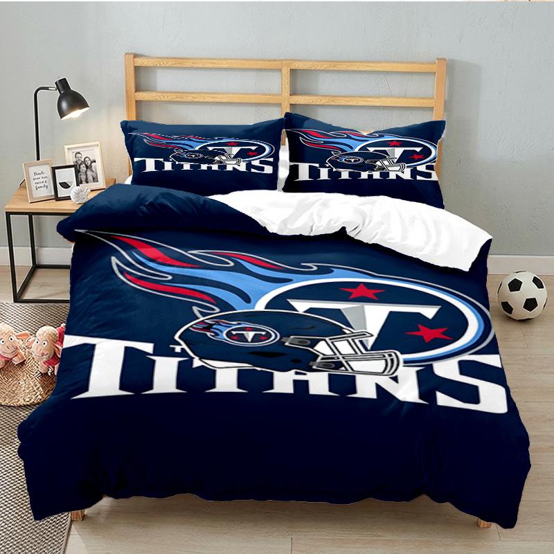 Tennessee Logo Kunst 3-teiliges Bettwäsche-Set, Enthält 1 Bettbezug und 2 Kissenbezüge, Perfektes Geschenk für Weihnachten, Ideal für Schlafzimmer, Wohnheim