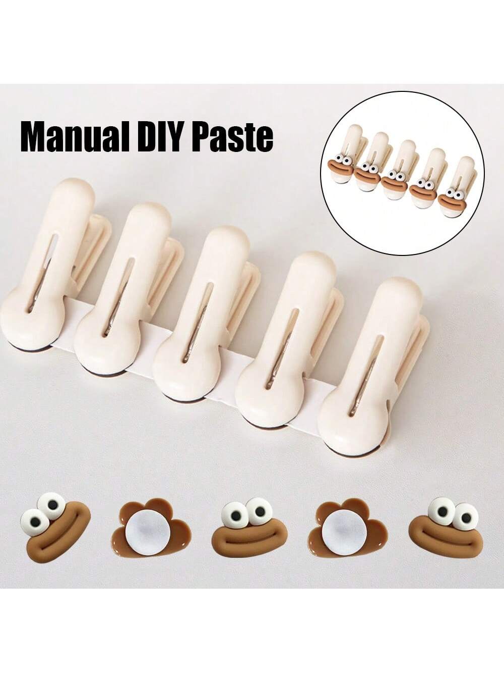

5Pcs Creative Clips Plastic Quilt Pegs for Laundry Sunbed Lounger Clothes Pegs Home Bathroom Organization