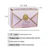 European Style Wedding Candy Box with Sealing Wax Stamp and Gold Foil, Multi-color Small Gift Packaging Box