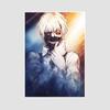 Bílý papír Plakáty a tisky Tokyo Ghoul Klasické japonské anime Nástěnné umění Malba Plakátová nástěnná malba Obrázek Manga Dárek pro fanoušky Pokojová dekorace Domácí dekorace