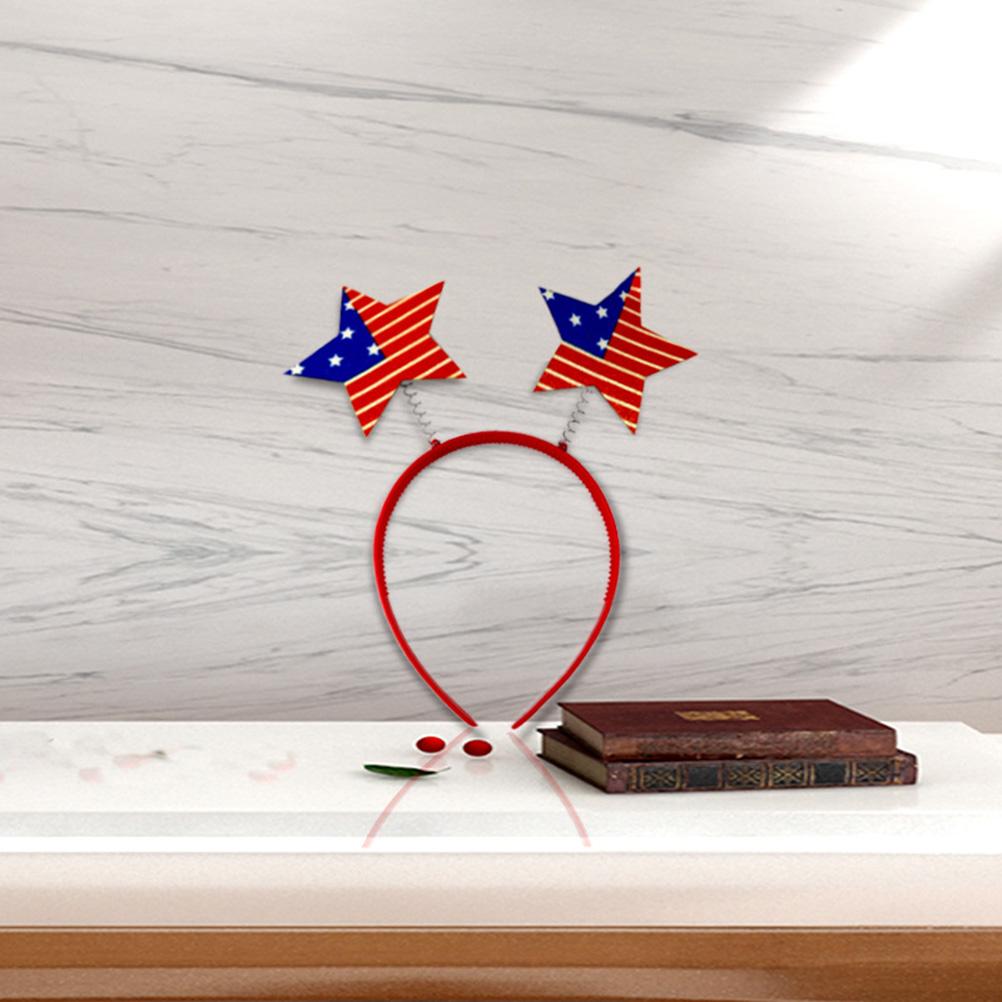 3Pcs Patriotic Headband Boppers American Headwear for Veteran S Day Independence Day Party Favor Supplies