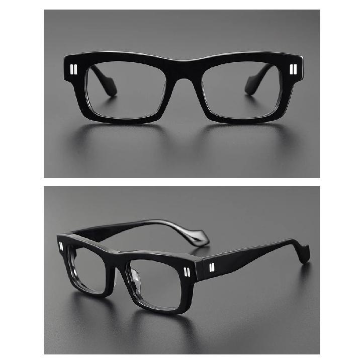 Vintage Acetate Glasses Frame Men Square Prescription Myopia Eyeglasses Frame Women 2023 Retro Luxury Brand Designer Spectacles