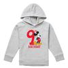 Disney Childrens/Kids Mickey Mouse Heather 9th Birthday Hoodie