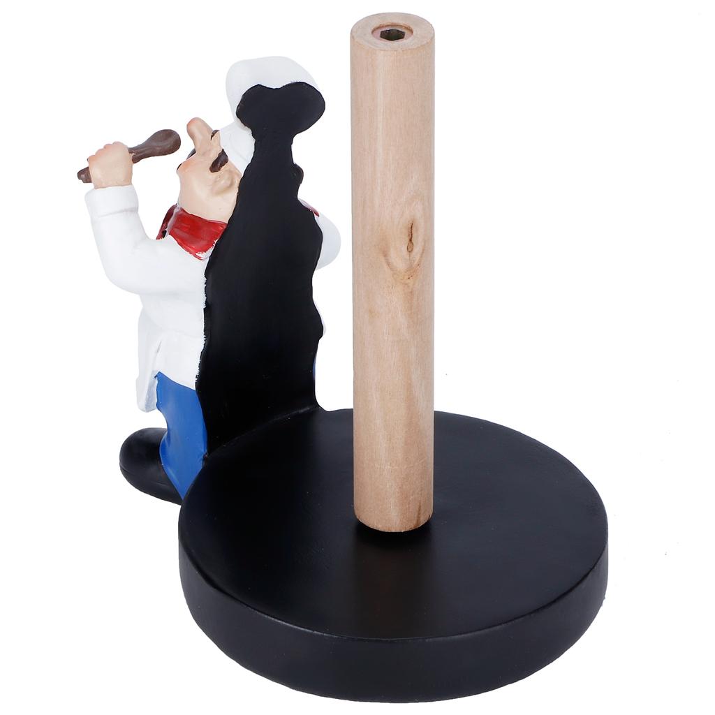 Doppelschichtiger Papierhandtuchhalter Harzhandwerk Auslage für Küche Geschäft Restaurant Dekoration