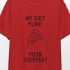 Pizza Diet T-Shirt, Funny Foodie Gift