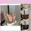 Trendy Black Pu Tote Bag For Women Spacious Commuter Shoulder Bag With Casual Style