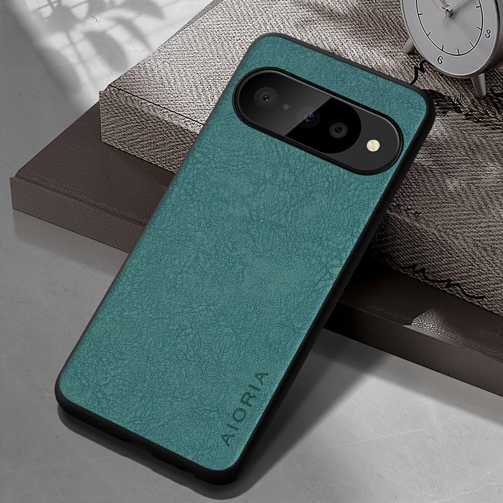 Phone Case: Luxury Retro Synthetic Leather Phone Case for Google Pixel 10 Pro XL 10A Matte Soft Bumper Hard Back Cover Fashion Protective Case