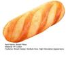 Bread Pillow Soft Plush Bread Cushion with Realistic Baked Bread Design Elastic PP Cotton Filled Sofa Pillow Hugging Sofa Decor