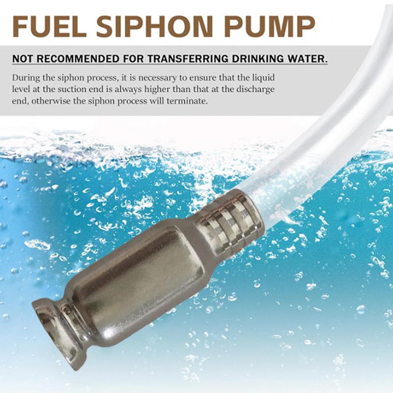 

1 Pcs Copper Siphon Pump Oil Fuel Liquid Transfer Pump Suction Pipe Connector A