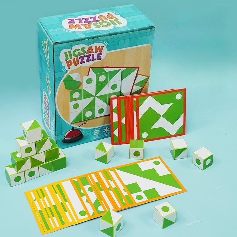

3D Jigsaw Puzzle Wooden Space Thinking Imagination Logic Games Children s Math Educational Toy