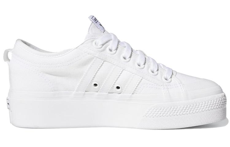 Nizza Wmns Adidas Originals Platform 'Triple White' Women's FV5322