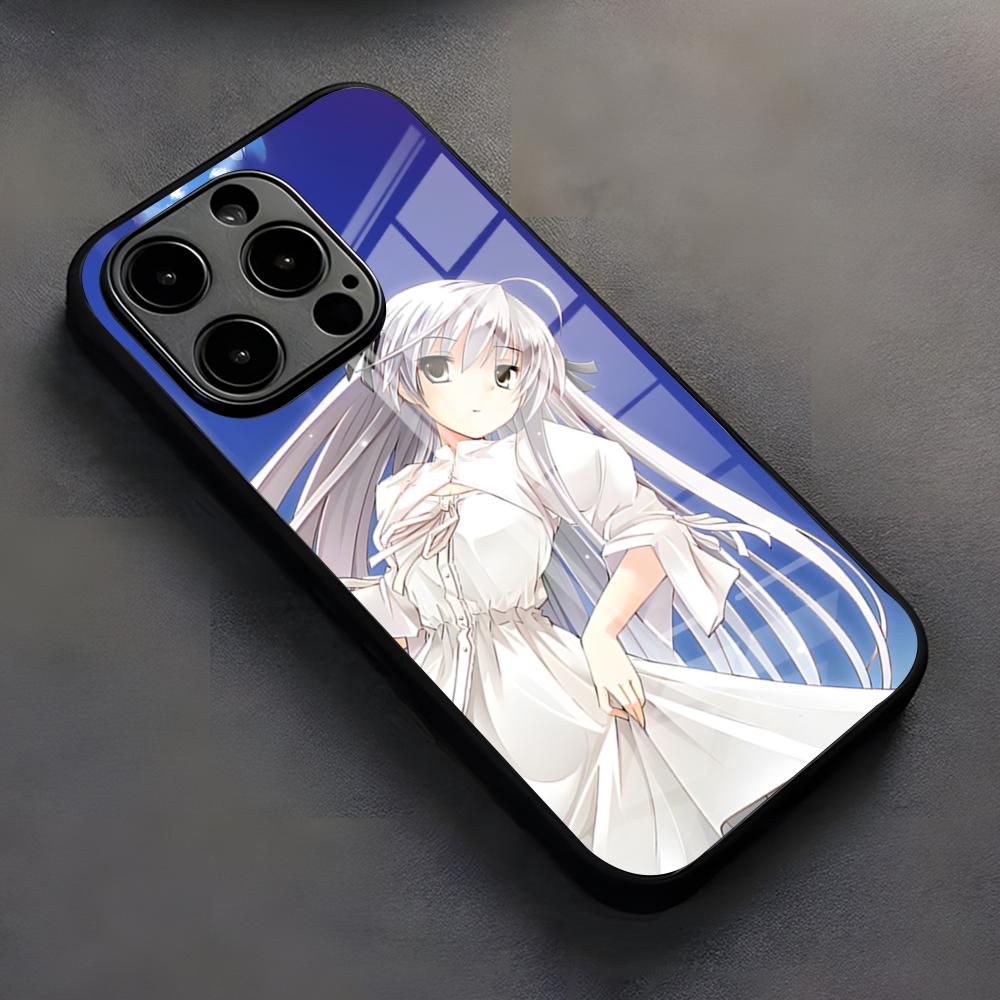 Y-Yosuga No Sora Phone Case For IPhone 17 Pro Max 16 15 14 Pro Max 13 11 X Xs Xr 8 7Plus Glass Cover