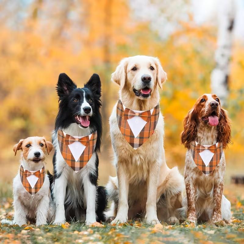 1pack Wedding Dog Tuxedo Bandanas Bow Tie Adjustable Dog Costumes for Small Dogs Pet Outfit Prince Wedding Attire Party Clothes