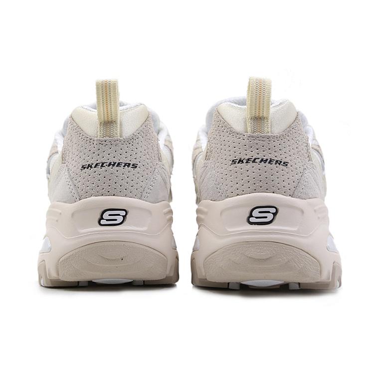 (WMNS) Skechers D'Lites Low-Top Running Shoes White Women's 13147-OFWT