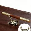1PC Creative Animal Design Single Pen Holder Plastic Weightlifting Crab Pen Holder for Office Penholder Bracket Storage Pencil Rack