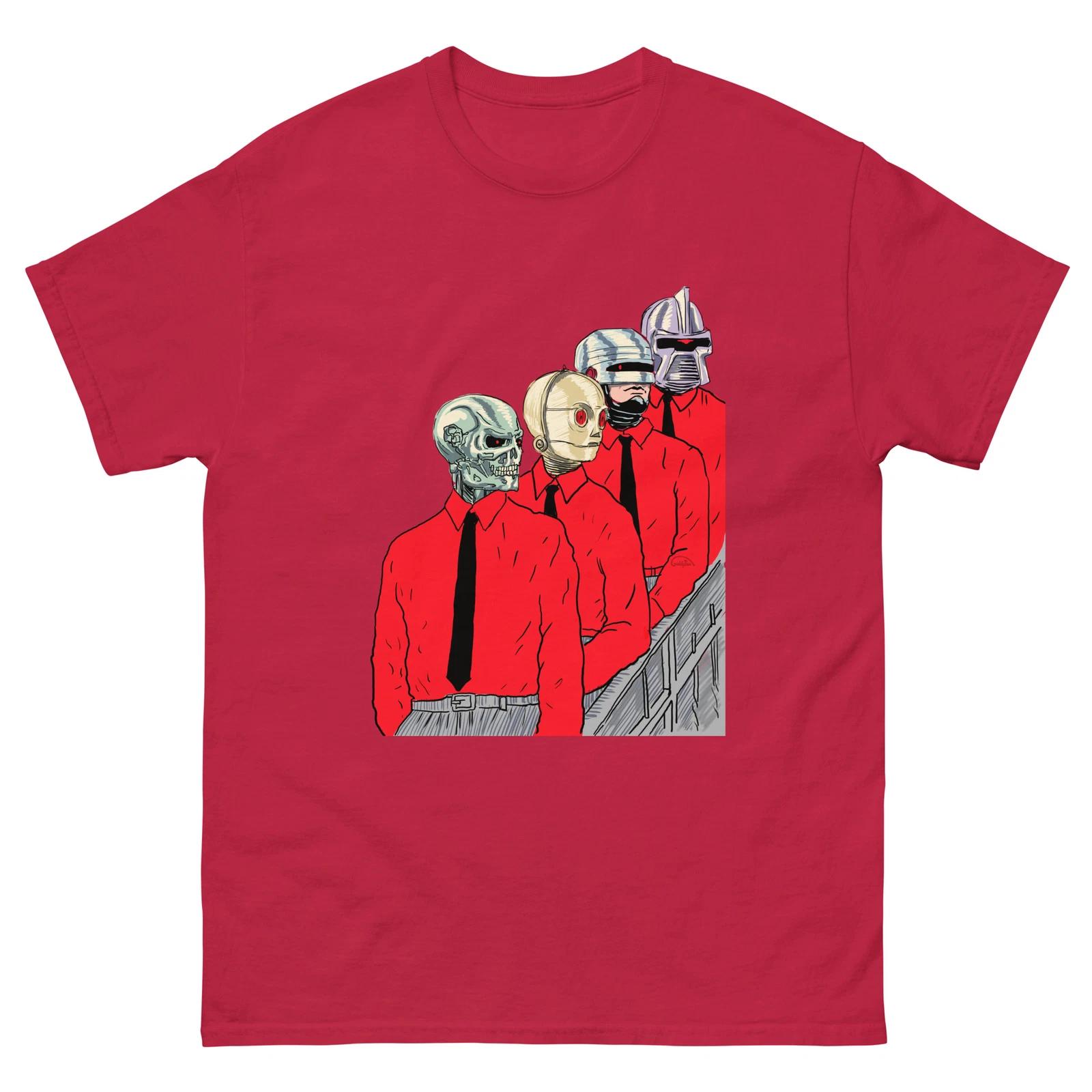 The Man Machine T Shirt Artwork, Kraftwerk Inspired S